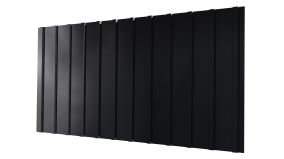Профнастил С10 1155/1100x0,5 мм, 9005 черный янтарь стальной бархат