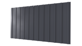 Профнастил С10 1155/1100x0,4 мм эконом, 7024 графитовый серый глянцевый