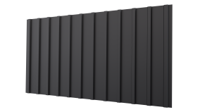 Профнастил С10 1155/1100x0,45 мм, 9005 черный янтарь матовый