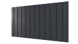 Профнастил С10 1155/1100x0,5 мм, 7024 графитовый серый PUR Pruf
