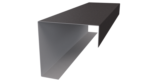 Декоративная накладка угловая 20x60x60x20 мм, 8019 серо-коричневый матовый