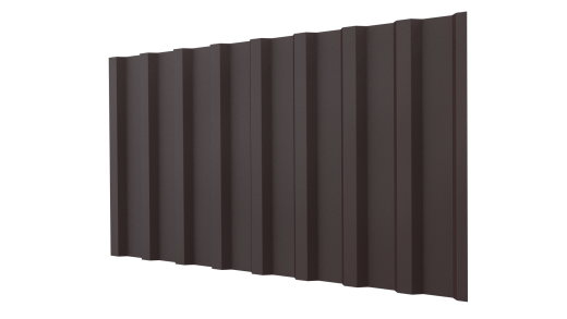Профнастил С20B 1150/1100x0,5 мм, 8017 шоколадно-коричневый матовый