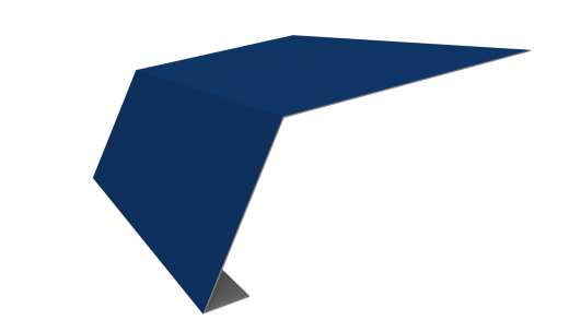 Планка карнизная 100x65x2000 мм, 5005 сигнальный синий глянцевый