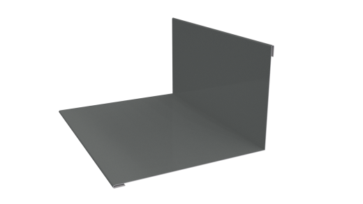 Планка примыкания верхняя 100x150x2000 мм, 7005 мышино-серый глянцевый