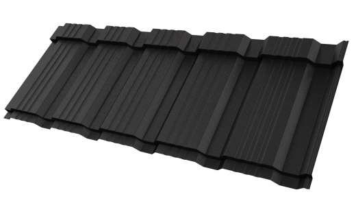 Профиль Пегас 1195/1130x0,45 мм, 9005 черный янтарь матовый