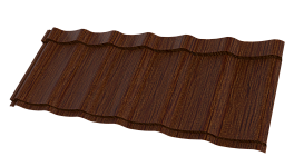 Профиль Феникс 1180/1100x0,45 мм, 8019 Золотистый дуб 3D