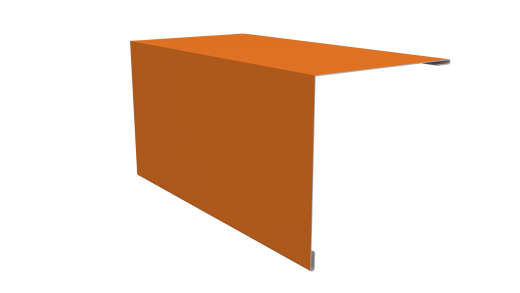 Угол наружный 100x100x2000 мм, 2011 насыщенный оранжевый глянцевый