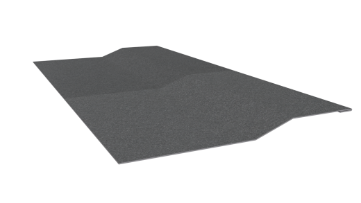 Планка крепёжная фальц 50x17x29 мм, цинк