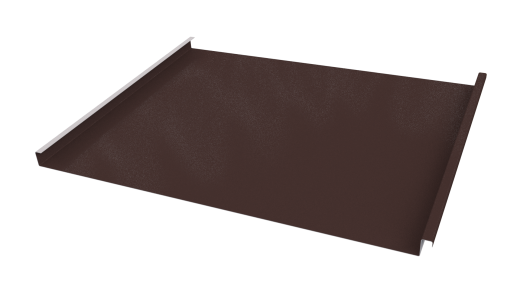Фальцевая кровля 562/550x0,5 мм, 8017 шоколадно-коричневый глянцевый