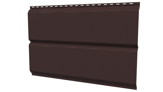 Л-брус 264/240x0,5 мм, 8017 шоколадно-коричневый PUR Pruf
