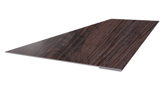 Планка завершающая 65x2000 мм, Морёный дуб 3D