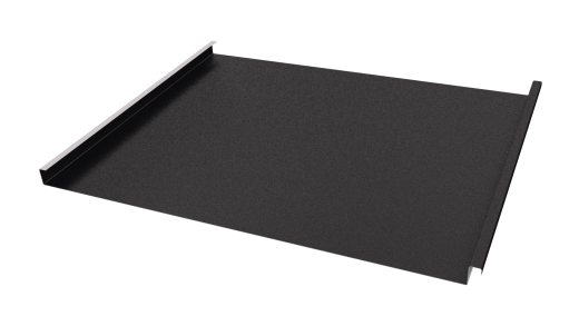 Фальцевая кровля 562/550x0,45 мм, 9005 черный янтарь матовый