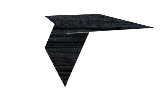 Планка карнизная фальц 130x80 мм, Морион 3D