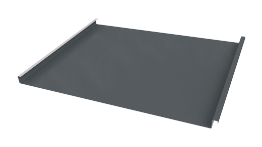 Фальцевая кровля 562/550x0,45 мм, 7011 железно-серый глянцевый