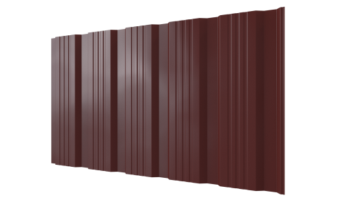 Профнастил К20 1195/1130x0,4 мм, 3009 оксид красный глянцевый