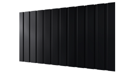 Профнастил С10 1155/1100x0,45 мм, 9005 черный янтарь глянцевый