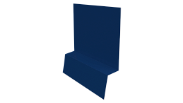 Планка стартовая фальц 135x30x55 мм, 5005 сигнальный синий глянцевый