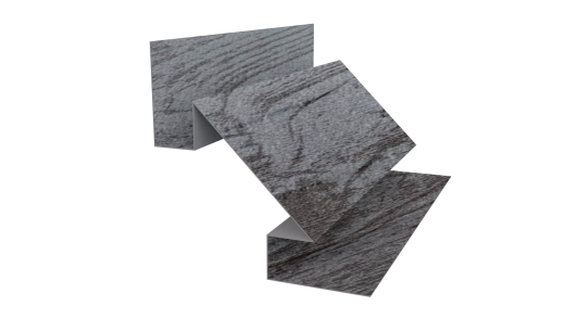 Планка угла внутреннего сложная Блок-хаус 110x2000 мм, Морион 3D