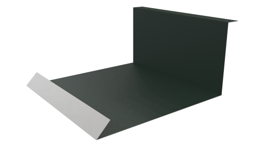 Планка примыкания нижняя 100x200x2000 мм, 6009 пихтовый зеленый матовый