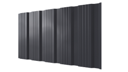 Профнастил К20 1195/1130x0,45 мм, 7024 графитовый серый глянцевый