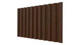 Профнастил С21 1051/1000х0,45 мм, Дуб Локарно 3D