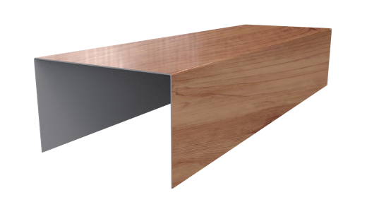 Крышка 40x65x40 мм, Золотой орех 3D