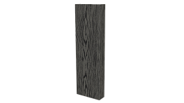 Декоративная накладка 20x60x20 мм, Дуб Винтаж 3D