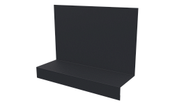 Примыкание боковое фальц 25x65x130 мм, 7024 графитовый серый PUR Pruf