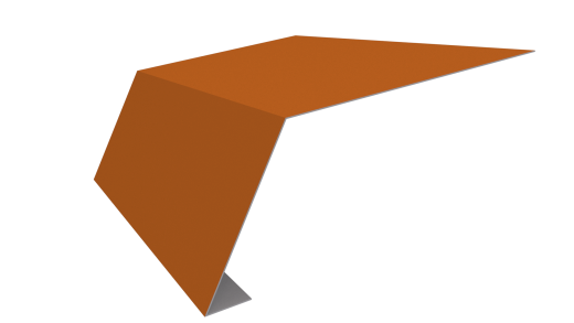 Планка карнизная 100x65x2000 мм, 2011 насыщенный оранжевый глянцевый