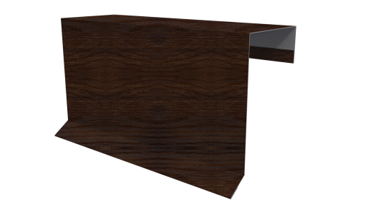 Планка торцевая фальц 65x97 мм, Античный дуб 3D