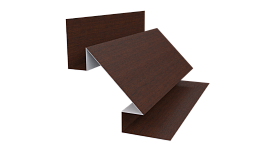 Планка угла внутреннего сложная 75x2000 мм, Antique wood