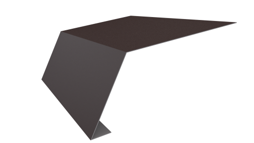 Планка карнизная 100x65x2000 мм, 8017 шоколадно-коричневый матовый