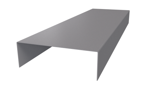Декоративная накладка 20x60x20 мм, 7004 сигнальный серый глянцевый