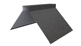 Конёк фигурный 150x150x2000 мм, Картэн тёмный