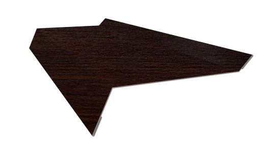 Планка примыкания в штробу 20x60x10 мм, Antique wood