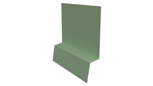 Планка стартовая фальц 135x30x55 мм, 6019 бело-зеленый глянцевый