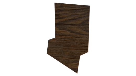 Планка стартовая фальц 135x30x55 мм, Дуб Локарно 3D