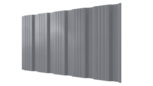 Профнастил К20 1195/1130x0,45 мм, 7040 серое окно глянцевый