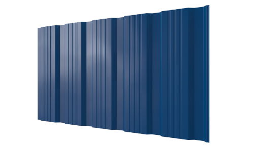 Профнастил К20 1195/1130x0,4 мм, 5005 сигнальный синий глянцевый