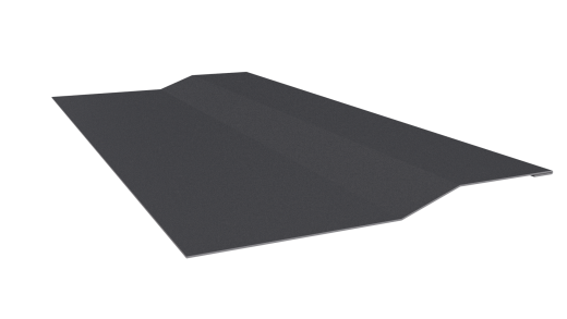 Планка крепёжная фальц 50x17x29 мм, 0,45 7024 графитовый серый
