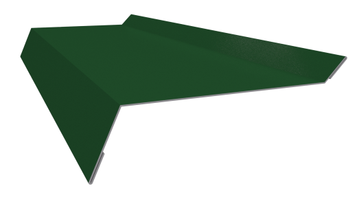 Планка примыкания в штробу 20x60x10 мм, 6002 лиственно-зеленый глянцевый
