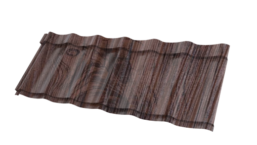 Профиль Феникс 1180/1100x0,45 мм, 8019 Морёный дуб 3D