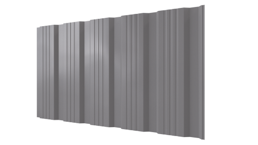 Профнастил К20 1195/1130x0,4 мм эконом, 7004 сигнальный серый глянцевый