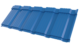 Профиль Пегас 1195/1130x0,45 мм, 5015 небесно-синий глянцевый