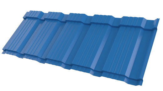 Профиль Пегас 1195/1130x0,4 мм, 5015 небесно-синий глянцевый