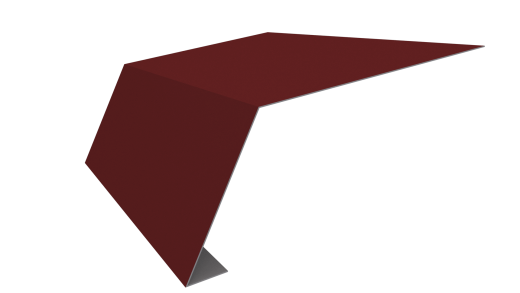 Планка карнизная 100x65x2000 мм, 3011 коричнево-красный глянцевый