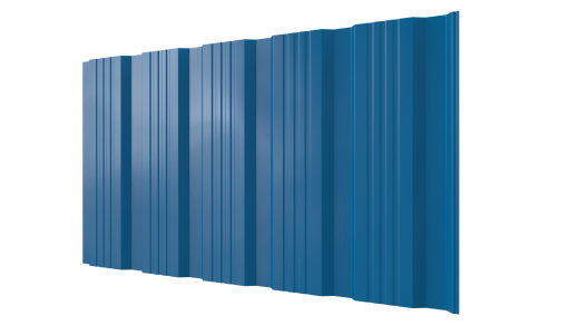 Профнастил К20 1195/1130x0,45 мм, 5015 небесно-синий глянцевый