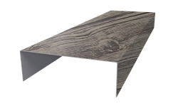Декоративная накладка 20x60x20 мм, Дуб Винтаж 3D