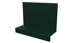Примыкание боковое фальц 25x65x130 мм, 6005 зеленый мох матовый