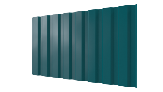 Профнастил С20A 1150/1100x0,65 мм, 5021 водная синь глянцевый